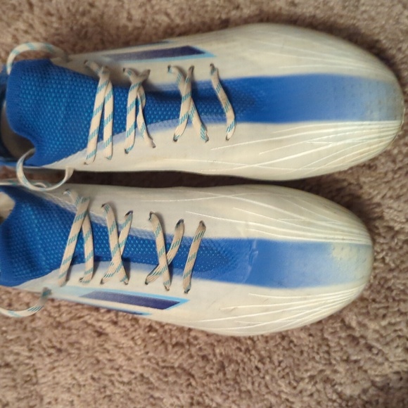 Adidas X Speedflow.1 blue and white soccer cleats - Picture 6 of 10